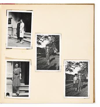 WWII Typed Narrative & Photo Album Jewish Refugee Traudi Sommers 22-page Typed Escape Narrative and Family Photo Album.